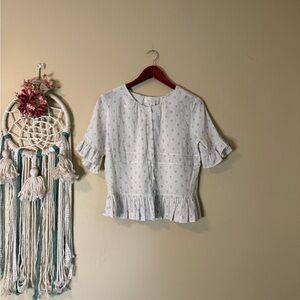 Trovata Birds Of Paradis Top Blouse Size Small